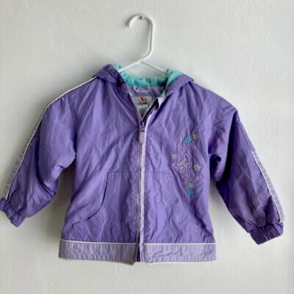 Sportek  Girls Size 4 Purple Polyester Full Zip Hoodie Jacket